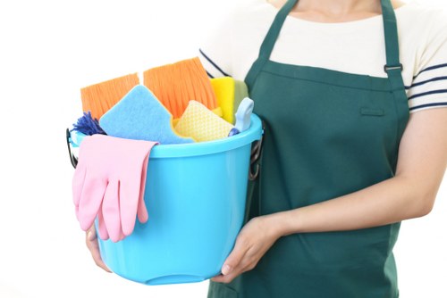 Carpet stain treatment and fibre cleaning in a local property