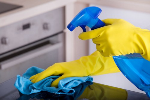 Deep mattress cleaning equipment used in a North London home