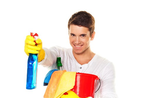 Upholstery cleaning process for a fabric sofa in Islington